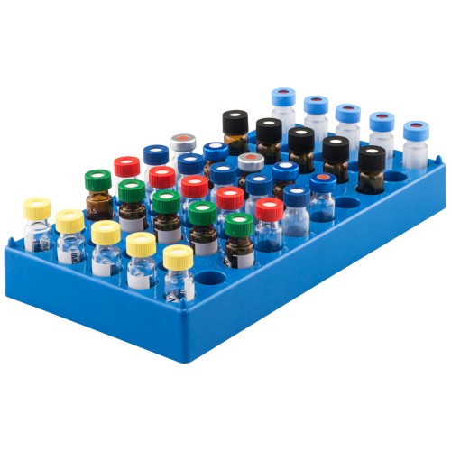 Vial rack, max. diameter 12 mm, 50 pos., stackable (if empty) 